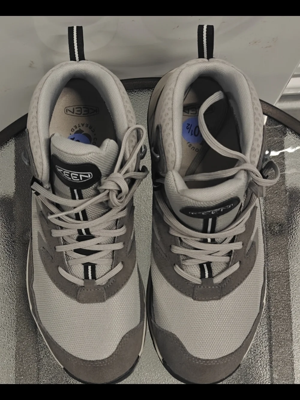 KEEN Taupe Gray Trail Sneakers